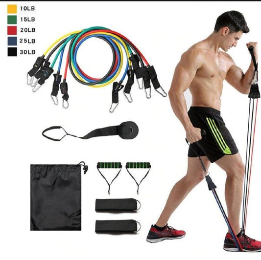 11 Piece Power Resistance Band Set