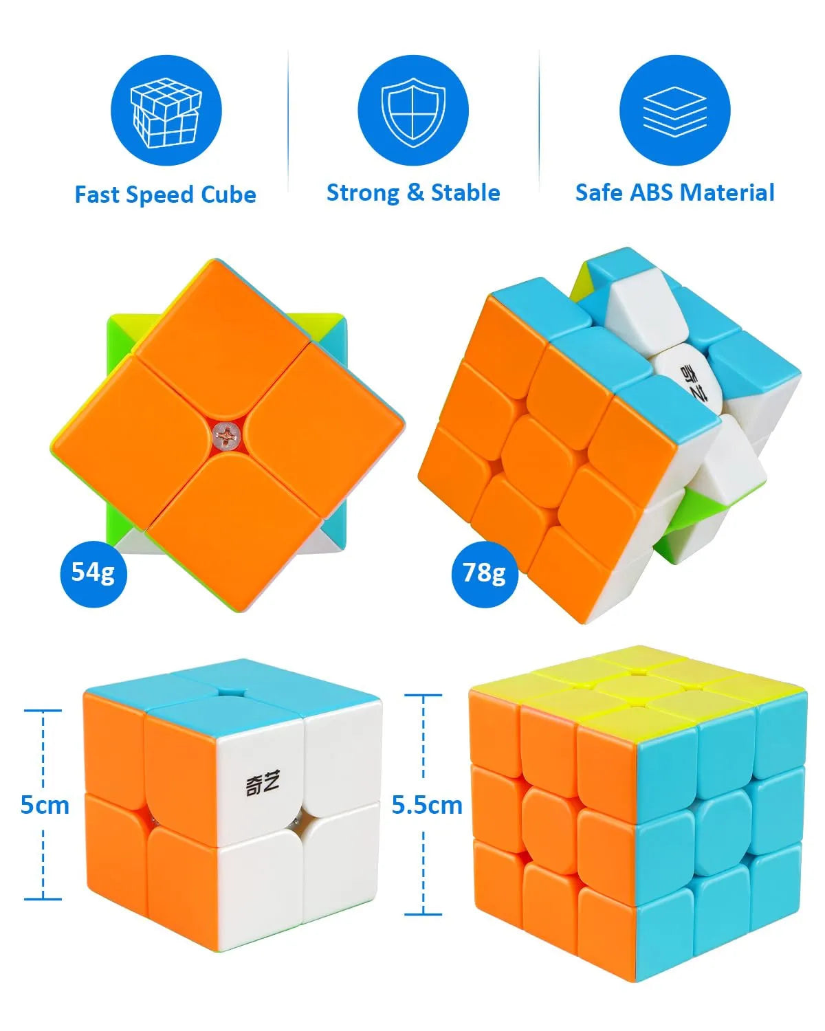 Rubik's Cube, 3x3 Magnetic Speed Cube, Super Fast Problem-Solving Challenging