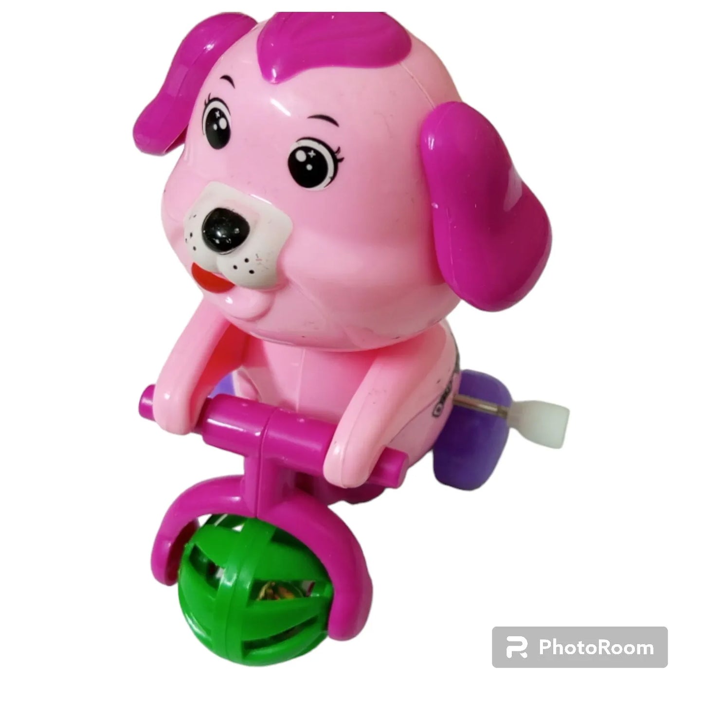 Pink Dog Wind-Up Toy For Kids