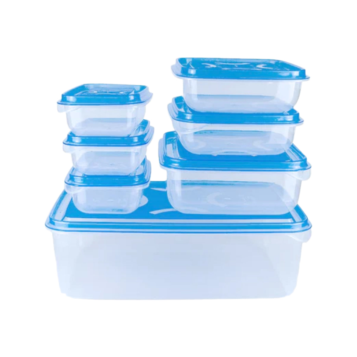 IKEA STYLE FOOD CONTAINERS, THUMB LOCK FOOD CONTAINER ( 7PC SET)