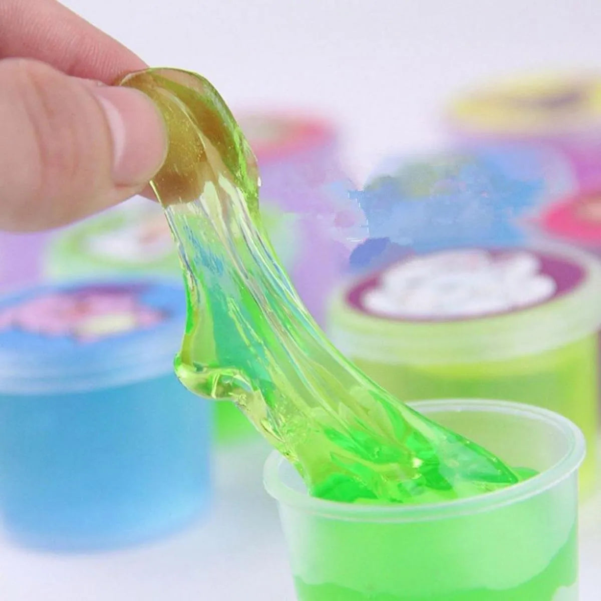 Pack of 12 Slime For Kids Magic Crystal Soft Slime Fluffy Slime Playful Kit For Boys & Girls