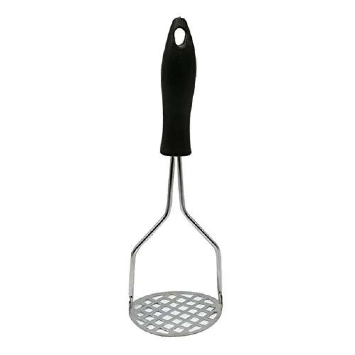 small Stainless Steel Pusher/Potato Masher With Broad Mashing Plate