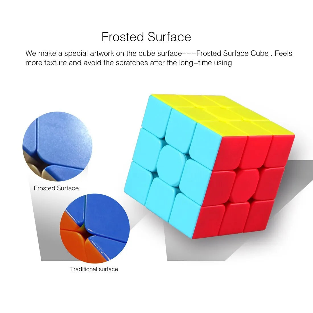 Rubik's Cube, 3x3 Magnetic Speed Cube, Super Fast Problem-Solving Challenging